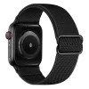 Apple Watch állítható rugalmas szövet óraszíj /fekete/ 44/45/46/49 mm