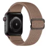 Apple Watch állítható rugalmas szövet óraszíj /barna/ 44/45/46/49 mm