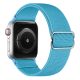 Apple Watch állítható rugalmas szövet óraszíj /türkiz/ 42/44/45/49 mm