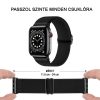 Apple Watch állítható rugalmas szövet óraszíj /türkiz/ 42/44/45/49 mm