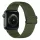 Apple Watch állítható rugalmas szövet óraszíj /khaki/ 44/45/46/49 mm
