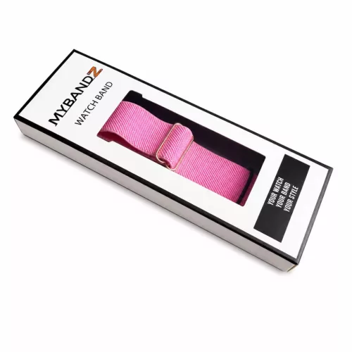 Apple Watch állítható rugalmas szövet óraszíj /pink/ 44/45/46/49 mm