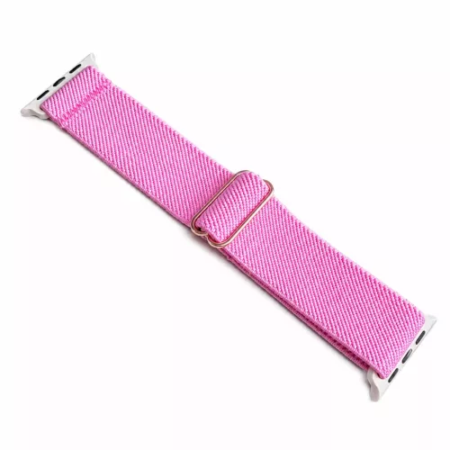 Apple Watch állítható rugalmas szövet óraszíj /pink/ 44/45/46/49 mm