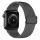 Apple Watch állítható rugalmas szövet óraszíj /szürke/ 44/45/46/49 mm