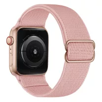   Apple Watch állítható rugalmas szövet óraszíj /púder/ 40/41 és 42mm