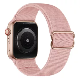   Apple Watch állítható rugalmas szövet óraszíj /púder/ 40/41 és 42mm