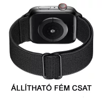   Apple Watch állítható rugalmas szövet óraszíj /babakék/ 40/41 és 42mm