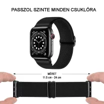   Apple Watch állítható rugalmas szövet óraszíj /púder/ 40/41 és 42mm