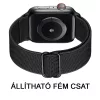 Apple Watch állítható rugalmas szövet óraszíj /púder/ 40/41 és 42mm