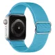 Apple Watch állítható rugalmas szövet óraszíj /türkiz/ 40/41 és 42mm