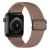 Apple Watch állítható rugalmas szövet óraszíj /barna/ 38/40/41 mm