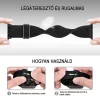 Apple Watch állítható rugalmas szövet óraszíj /fekete/ 40/41 és 42mm