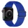 Apple Watch állítható rugalmas szövet óraszíj /kék/ 40/41 és 42mm
