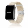 MYBANDZ Állítható fonott szövet óraszíj /bézs/ 22mm