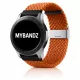 MYBANDZ Állítható fonott szövet óraszíj /barna/ 22mm