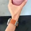 MYBANDZ Állítható fonott szövet óraszíj /barna/ 22mm