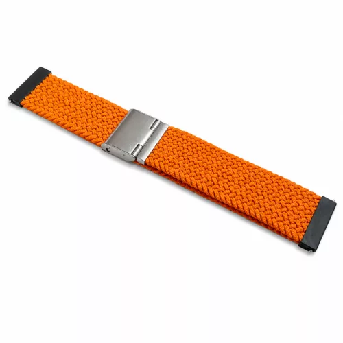 MYBANDZ Állítható fonott szövet óraszíj /barna/ 22mm