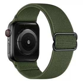   Apple Watch állítható rugalmas szövet óraszíj /khaki/ 40/41 és 42mm
