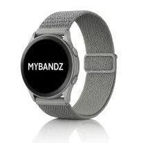   MYBANDZ Állítható elasztikus szövet óraszíj /szürke/ 22mm