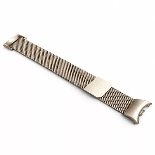 Xiaomi Smart Band 8/9/10 - Milánói mágneses fém óraszíj - pezsgőarany