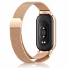 Xiaomi Smart Band 8/9/10 - Milánói mágneses fém óraszíj - rosegold