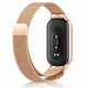 Xiaomi Smart Band 8/9/10 - Milánói mágneses fém óraszíj - rosegold