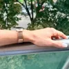 Xiaomi Smart Band 8/9/10 - Milánói mágneses fém óraszíj - rosegold