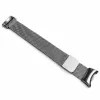 Xiaomi Smart Band 8/9/10 - Milánói mágneses fém óraszíj - ezüst