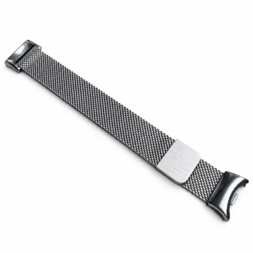 Xiaomi Smart Band 8/9/10 - Milánói mágneses fém óraszíj - ezüst