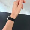 Xiaomi Smart Band 8/9/10 - Milánói mágneses fém óraszíj - fekete