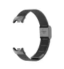 Xiaomi Smart Band 8/9/10 - Csatos milánói fém óraszíj - fekete