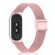 Xiaomi Smart Band 8/9/10 - Csatos milánói fém óraszíj - pink-arany
