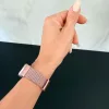 Xiaomi Smart Band 8/9/10 - Csatos milánói fém óraszíj - pink-arany