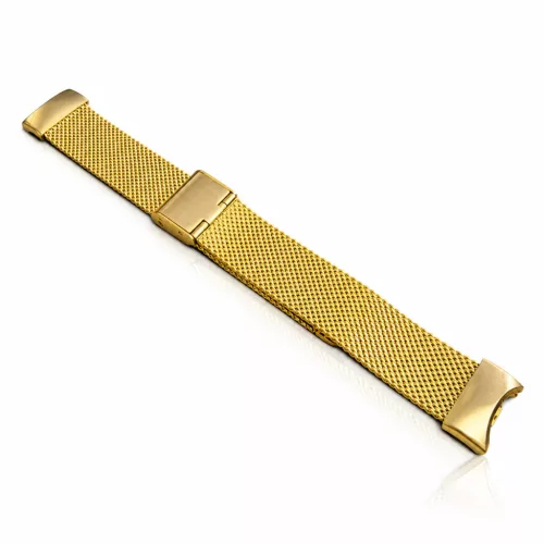 Xiaomi Smart Band 8/9/10 - Csatos milánói fém óraszíj - arany