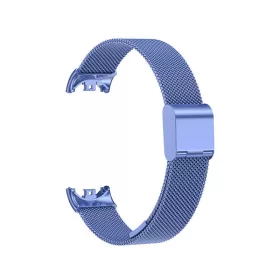   Xiaomi Smart Band 8/9/10 - Csatos milánói fém óraszíj - sötétkék
