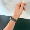 Xiaomi Smart Band 8/9/10 - Milánói mágneses fém óraszíj - antracit szürke