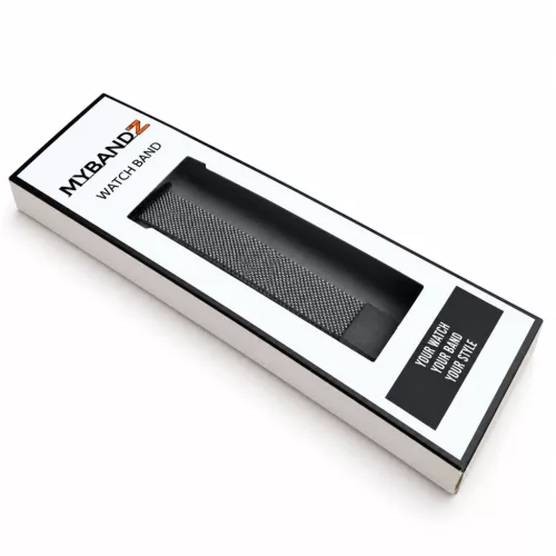 Xiaomi Smart Band 8/9/10 - Milánói mágneses fém óraszíj - antracit szürke