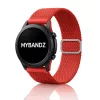 MYBANDZ Állítható elasztikus szövet óraszíj /piros/ 20mm