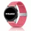MYBANDZ Állítható fonott szövet óraszíj /púder/ 20mm