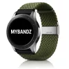 MYBANDZ Állítható fonott szövet óraszíj /zöld/ 20mm