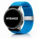 MYBANDZ Állítható fonott szövet óraszíj /égkék/ 20mm