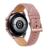   MYBANDZ Elegáns bézs-rózsaszín bőróraszíj rosegold csattal / 20mm