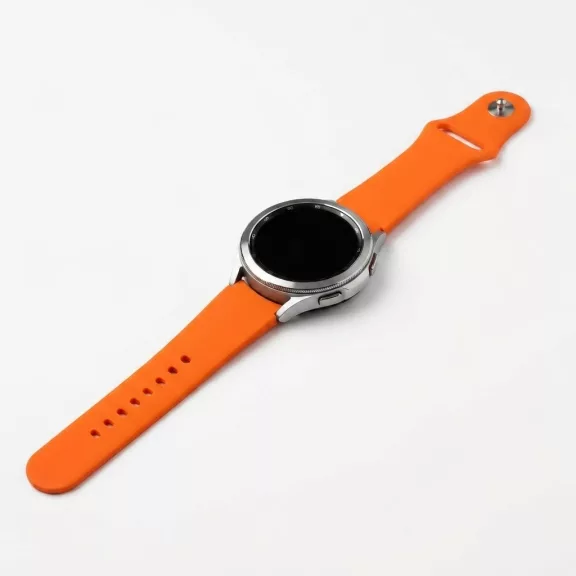 MYBANDZ Szilikon óraszíj gömb csattal /narancs/ 20mm