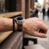 MYBANDZ Milánói mágneses fém óraszíj - kávébarna/ 20mm