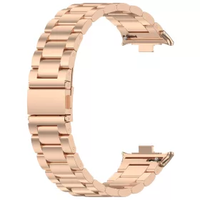   Mybandz Klasszikus fém óraszíj-rosegold(Xiaomi Smart Band 8/9/10 Pro/Xiaomi Redmi Watch 4-5-6)