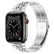Apple Watch "Pearlmaster" láncszemes fém óraszíj /ezüst/ 42/44/45/49 mm