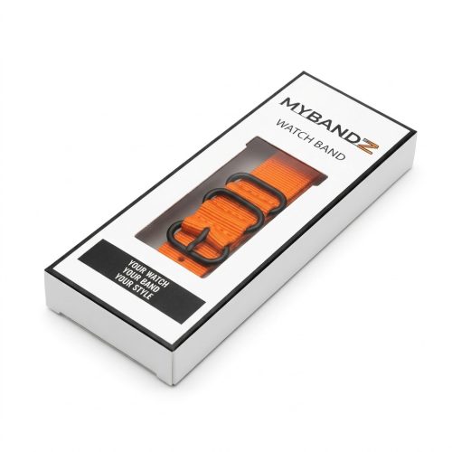 MYBANDZ Szövet óraszíj /narancs/ 20mm