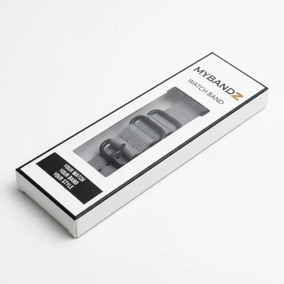 MYBANDZ Szövet óraszíj /szürke/ 20mm