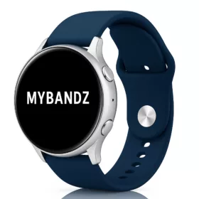 MYBANDZ Szilikon óraszíj gömb csattal /sötétkék/ 20mm