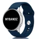 MYBANDZ Szilikon óraszíj gömb csattal /sötétkék/ 20mm